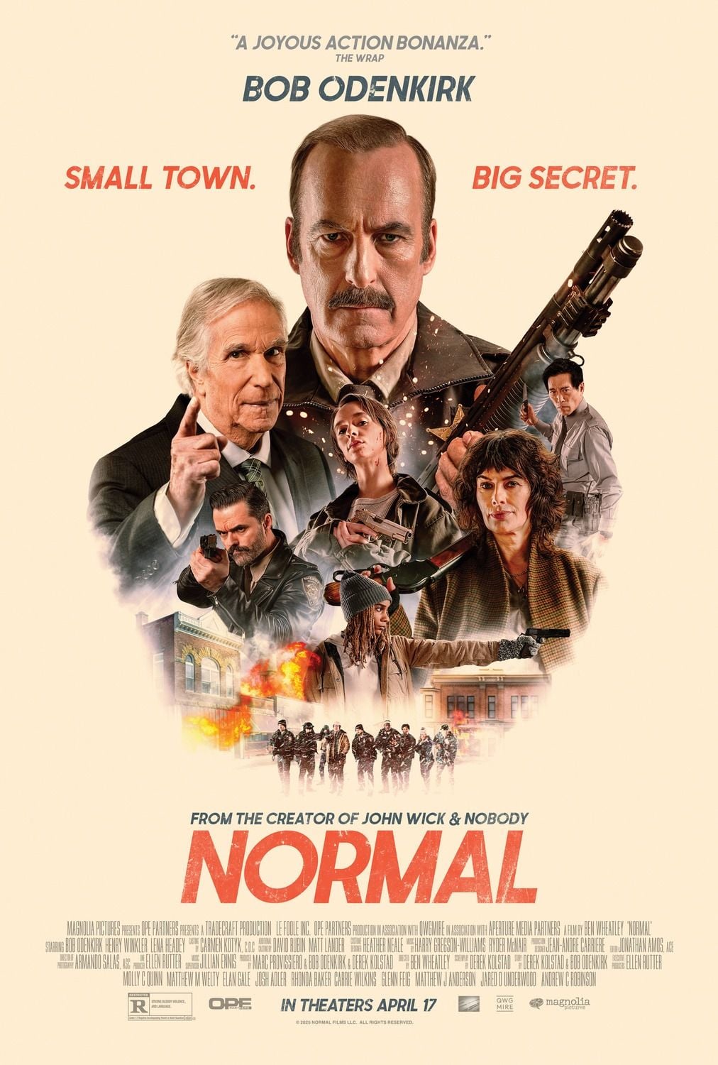 Affiche du film Normal de Ben Wheatley avec Bob Odenkirk en shérif