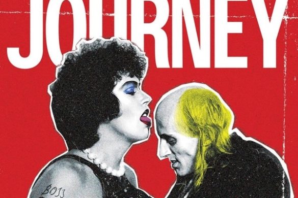 Affiche du documentaire Strange Journey: The Story of Rocky Horror, avec Tim Curry en Frank-N-Furter