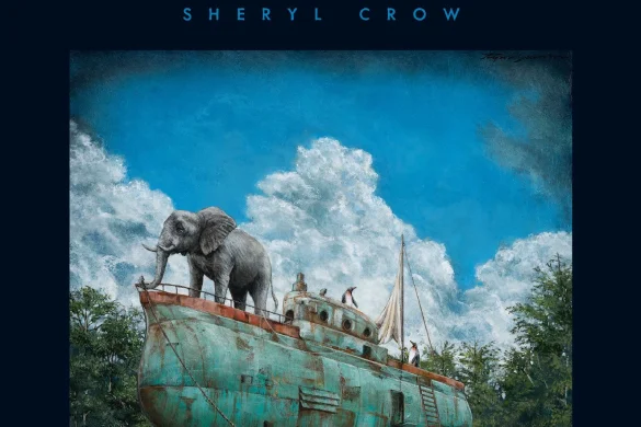 Pochette de l'album Pick You Up de Sheryl Crow, une toile de Tyson Grumm montrant un éléphant sur un bateau échoué