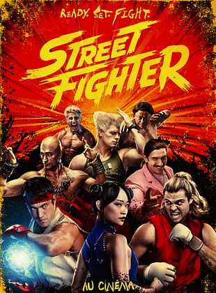 Affiche officielle du film Street Fighter (2026) avec Ryu, Chun-Li, Ken et les combattants